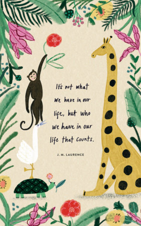 Write Now Journal: "It's not what we have in our life, but who we have in our life that counts." -J. M. Laurence by COMPENDIUM