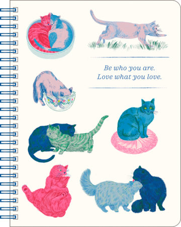 Spiral Notebook: Be Who You Are. Love What You Love. by COMPENDIUM