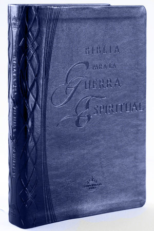 RVR 1960 Biblia para la guerra espiritual azul / Spiritual Warfare Bible, Blue I mitation Leather by CASA CREACION