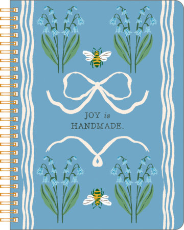 Spiral Notebook: Joy Is Handmade. by COMPENDIUM