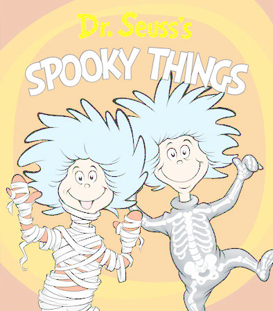 Dr. Seuss's Spooky Things Book Cover Image