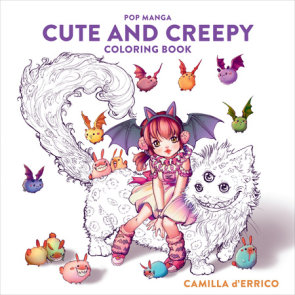 Pop Manga Beauties and Beasties Coloring Book by Camilla d'Errico