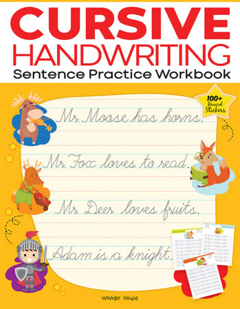 Cursive Handwriting - Sentence: Practice Workbook by Wonder House Books