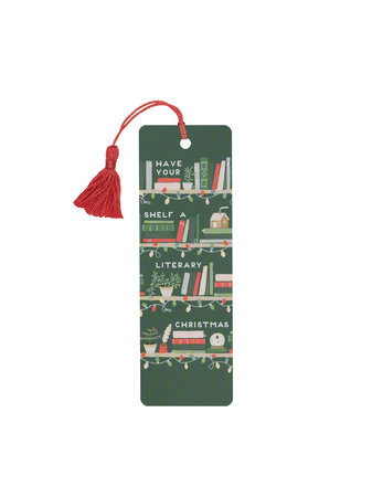 Have Your Shelf a Literary Christmas Bookmark by Out of Print