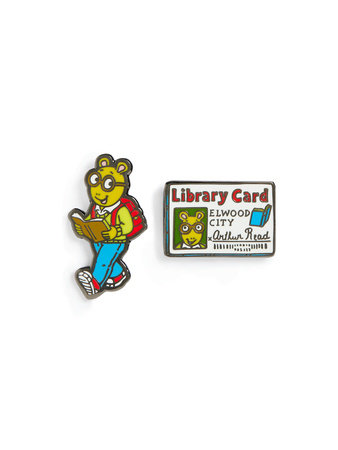Arthur Enamel Pin Set - Pin Set of 2 by Out of Print