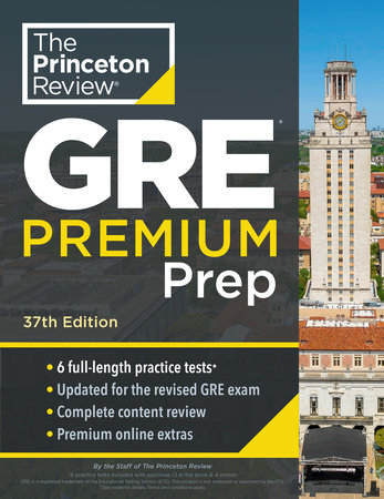 Princeton Review GRE Premium Prep, 37th Edition by The Princeton Review