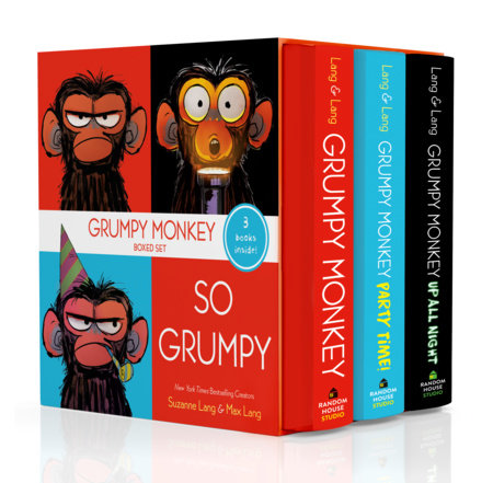 So Grumpy: Grumpy Monkey Board Book Boxed Set by Suzanne Lang