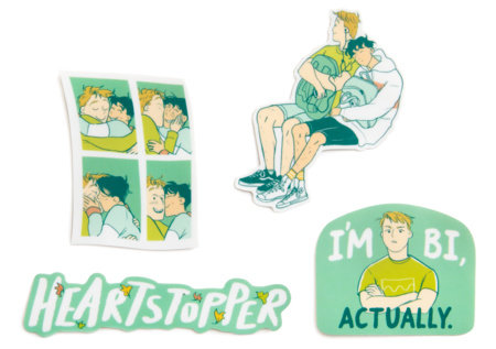 Heartstopper: Boy Meets Boy Stickers - Sticker Set of 4