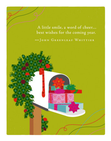 Positively Green Greeting Cards: Holiday - A little smile (Pack of 6) by 