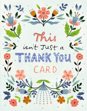 Love Muchly Greeting Cards: Thank You - This isn't just a thank you card (Pack of 6) by 