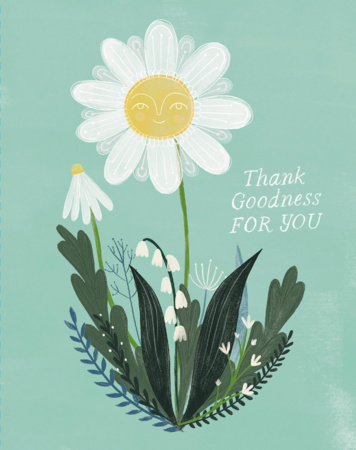 Love Muchly Greeting Cards: Thank You - Thank Goodness for you (Pack of 6) by 