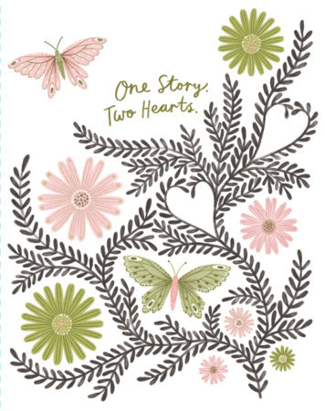 Love Muchly Greeting Cards: Wedding - One story. Two hearts. (Pack of 6) by 