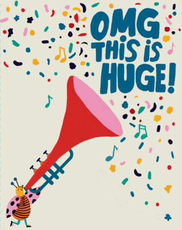 Love Muchly Greeting Cards: Congratulations - OMG this is huge! (Pack of 6) by 
