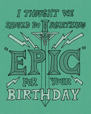 Humor Us Greeting Cards: Birthday - I thought we should do (Pack of 6) by 