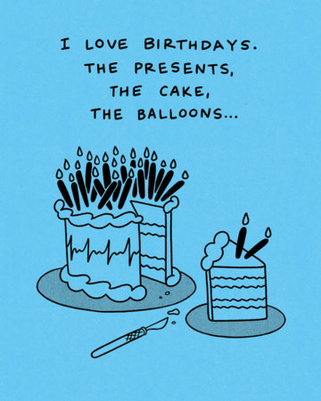 Humor Us Greeting Cards: Birthday - I love birthdays. The presents (Pack of 6) by 