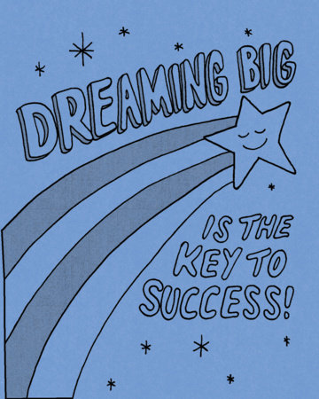 Humor Us Greeting Cards: Encouragement - Dreaming big is the key to success (Pack of 6) by 