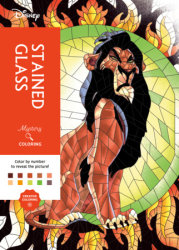 Disney Mystery Coloring: Stained Glass