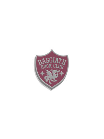 Rebecca Yarros's Fourth Wing: Basgiath Book Club Enamel Pin by Out of Print