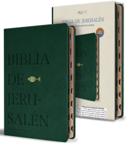 Biblia Católica Biblia de Jerusalén Latinoamericana, simil piel verde con índice / Spanish Catholic Jerusalem Bible, Green leathersoft with Index