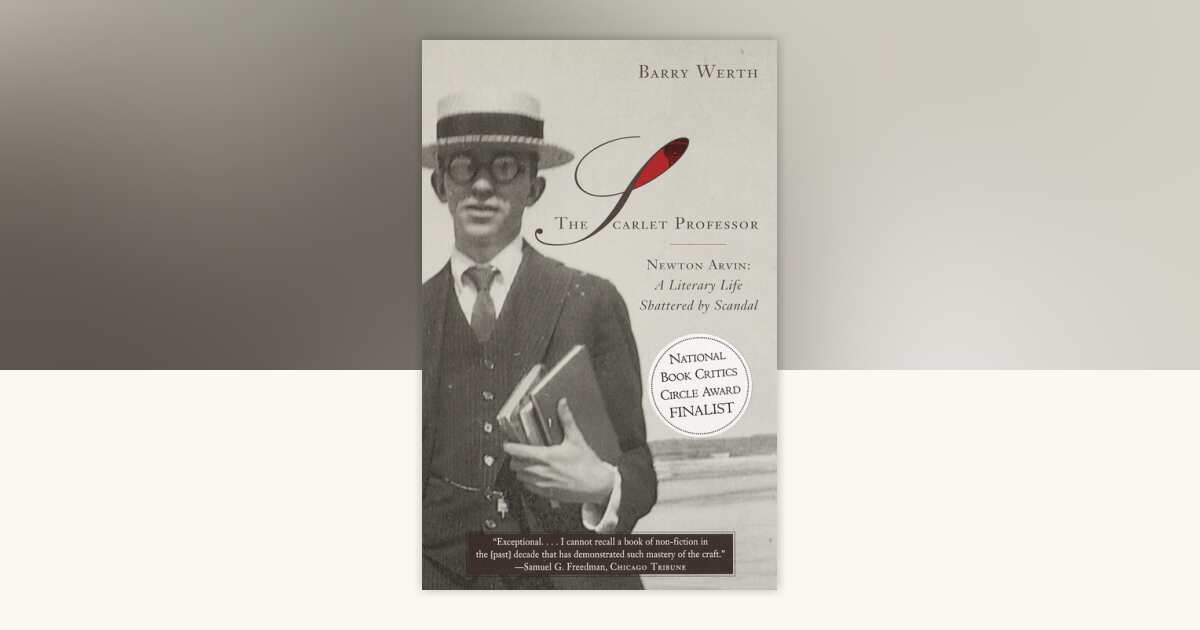The Scarlet Professor by Barry Werth: 9780385494694 ...