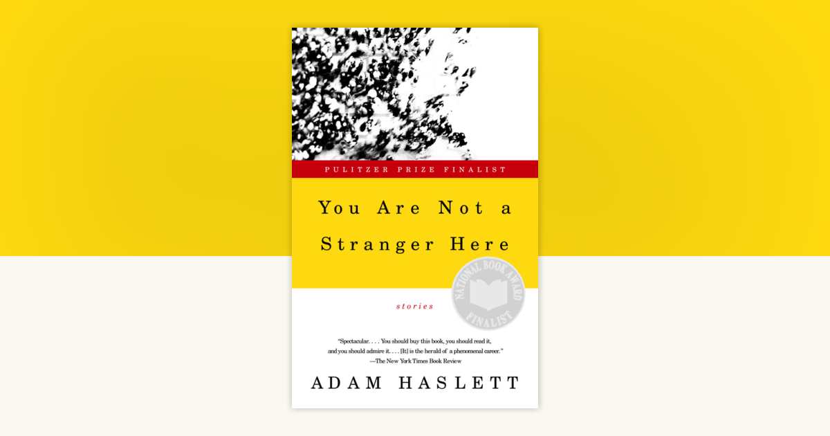 You Are Not a Stranger Here by Adam Haslett 9780385720724