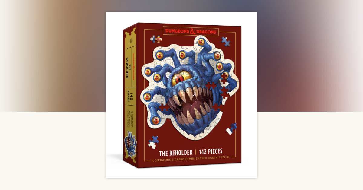 Dungeons & Dragons Mini Shaped Jigsaw Puzzle: The Beholder Edition