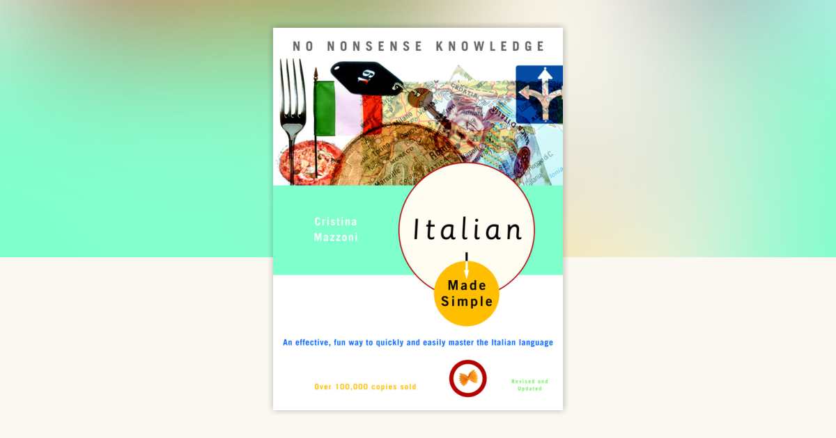 Italian Made Simple by Cristina Mazzoni: 9780767915397 ...