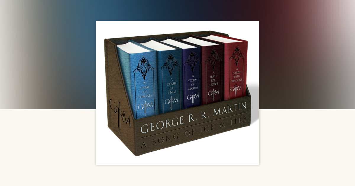 George R. R. Martin's A Game of Thrones Leather-Cloth Boxed Set