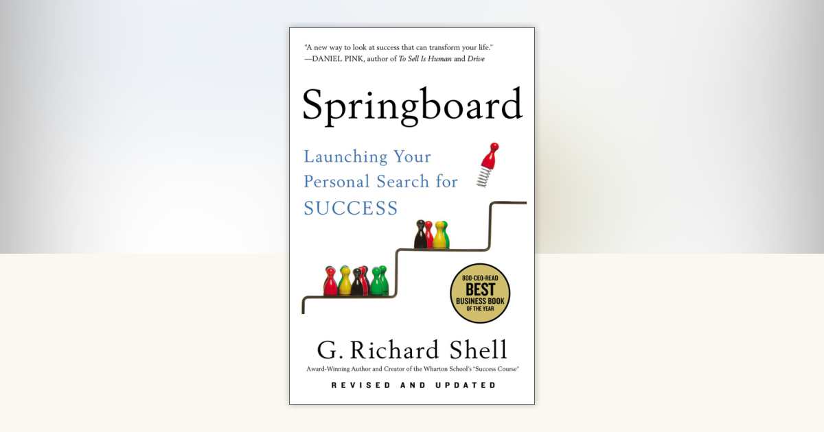 Springboard by G. Richard Shell: 9781591847007 | PenguinRandomHouse.com ...