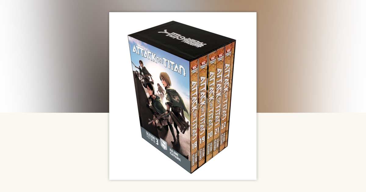 Attack on Titan Season 3 Part 2 Manga Box Set by Hajime Isayama