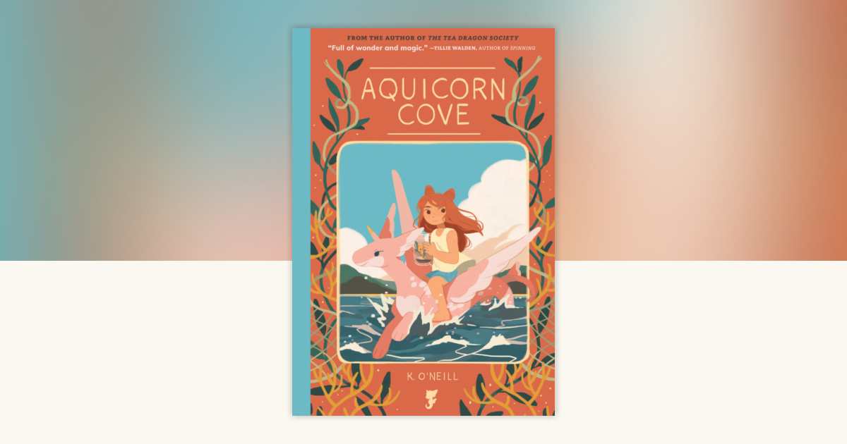 Front cover of Aquicorn Cove by K. O’Neill, illustrated by K. O’Neill