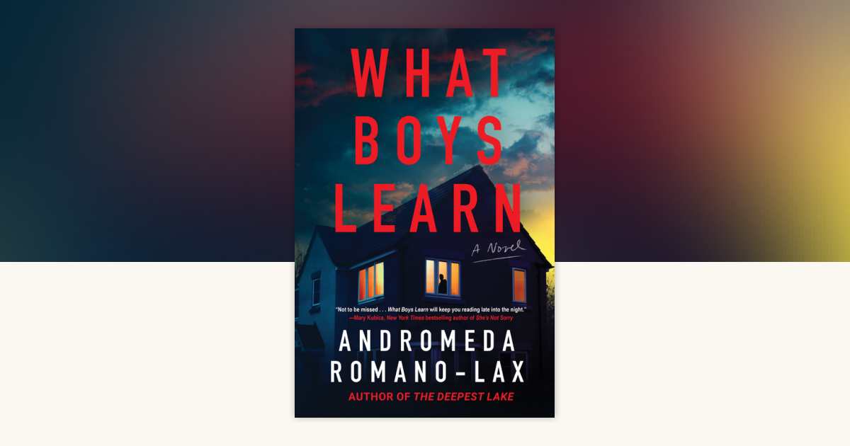 What Boys Learn by Andromeda Romano-Lax: 9781641296915 ...