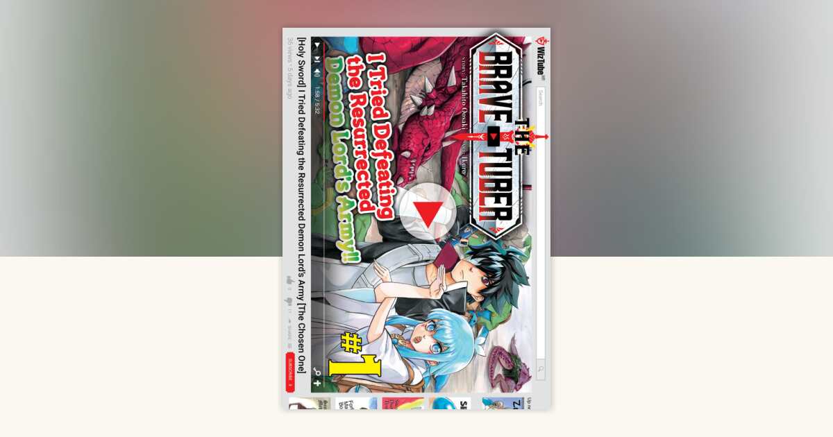 The Brave-Tuber Vol. 1 by Takahito Oosaki: 9781642754865 ...