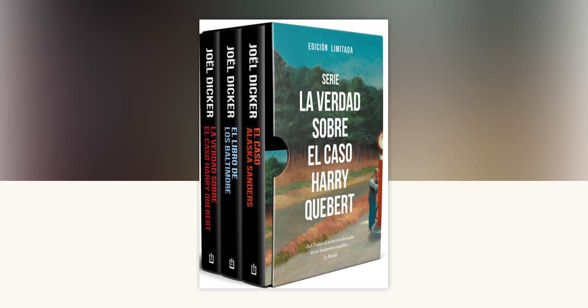 Estuche Serie La verdad sobre el caso Harry Quebert. / The Truth About ...
