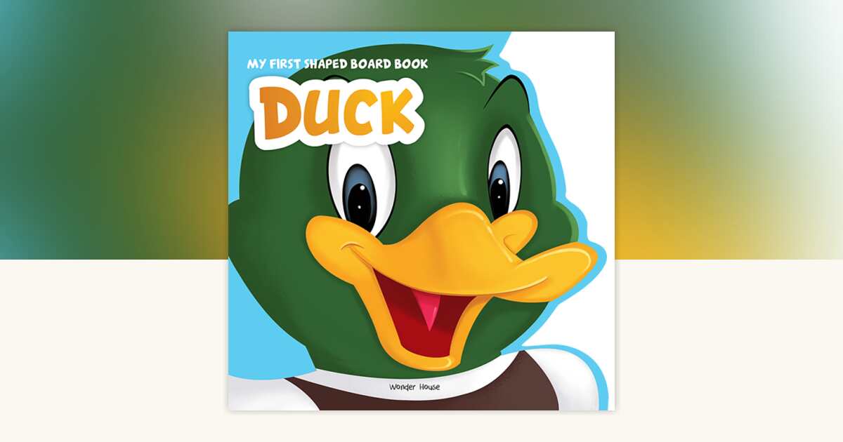 My First Shaped Board Book - Duck, Die-Cut Animals, Picture Book for ...