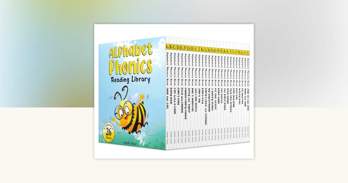 Alphabet Phonics - Reading Library For Children (Boxset of 26