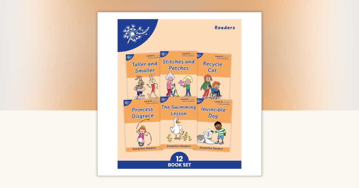 Phonic Books Dandelion Readers Level 5 Prefixes and Suffixes Activities main image 0